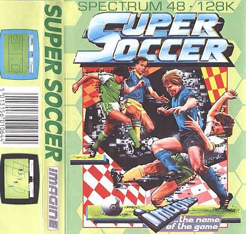 Super Soccer box art for ZX Spectrum